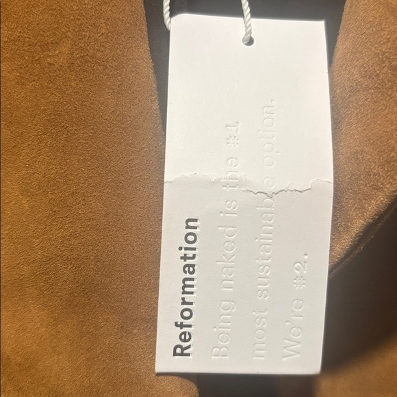 REFORMATION x VEDA Lexington suede leather maxi trench coat - Picture 4 of 14